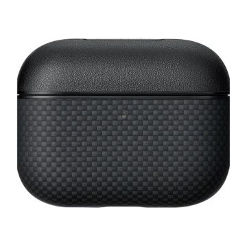 Чехол Pitaka с поддержкой MagSafe для Airpods Pro 3, цвет: черный/серый (Black-gray)