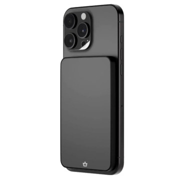 Внешний аккумулятор VLP Diamond Energy с поддержкой MagSafe Qi2 5000 мА·ч 3A USB-C (Черный титан)