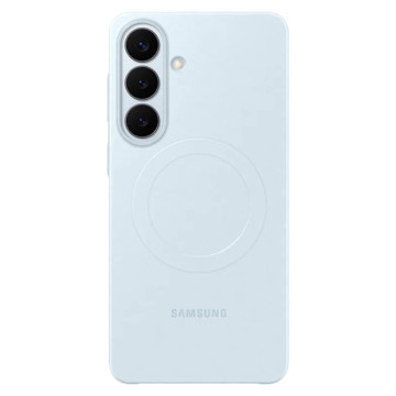 Чехол Samsung Slim Magnet Case с поддержкой MagSafe для Samsung Galaxy S26+ (Голубой)