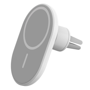 Автомобильный держатель Gurdini Wireless с поддержкой MagSafe (Белый)