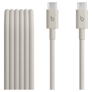 Кабель Beats USB-C - USB-C, 1,5 м цвет: песочный (Stone)