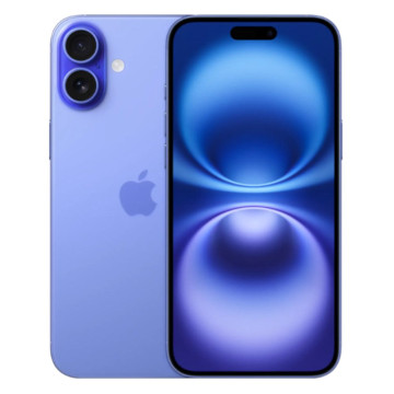 Телефон Apple iPhone 16 256 ГБ, eSim (электронная SIM-карта), цвет ультрамарин (Ultramarine)