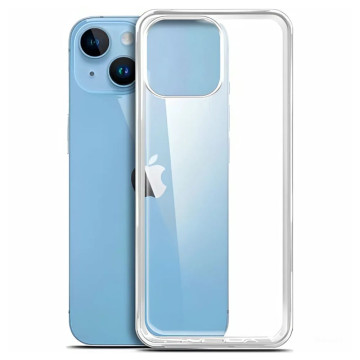 Чехол силиконовый для Apple iPhone 14 Plus (Прозрачный)