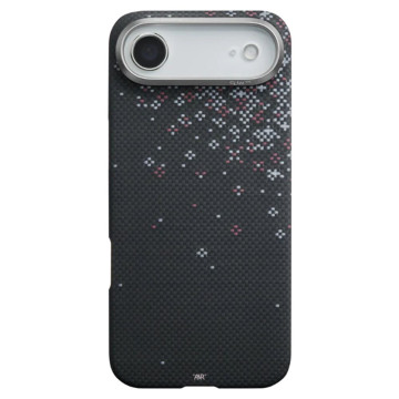 Чехол Pitaka Ultra-Slim Case Sakura Hours для iPhone Air, цвет: полуночно-черный (Midnight Black)