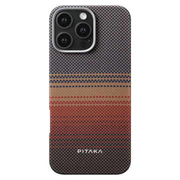 Чехол Pitaka Ultra-Slim Case для iPhone 16 Pro Max, цвет: закат (Sunset)