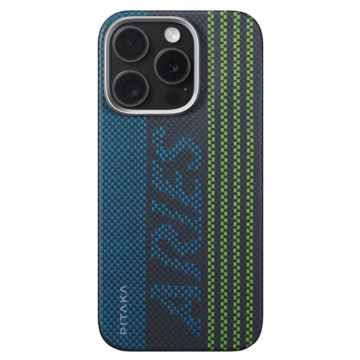 Чехол Pitaka Aries Tactile Woven Case для iPhone 16 Pro Max, принт: кредитная карта (Credit card)