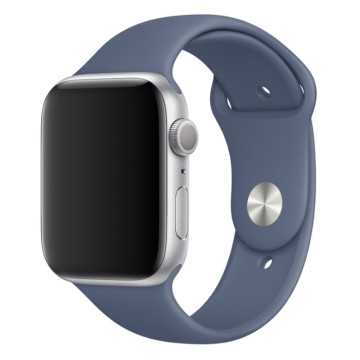 Ремешок спортивный для Apple Watch 44/45/46/49 мм силиконовый (Морской лед)