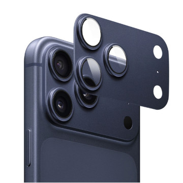 Защитное стекло Wiwu на блок камер для iPhone 17 Pro (Синее)