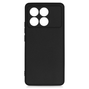 Чехол силиконовый для Poco X6 Pro (Черный)