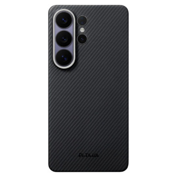 Чехол Pitaka Ultra Slim для Samsung Galaxy S26 Ultra, цвет: черный/серый (Black-gray)