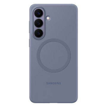 Чехол Samsung Silicone Magnet Case с поддержкой MagSafe для Samsung Galaxy S26+ (Фиолетовый)