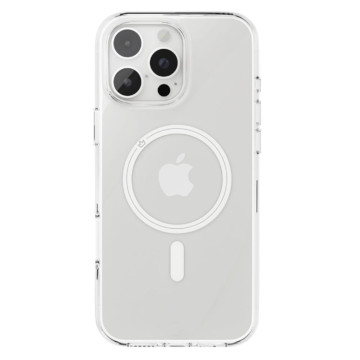 Чехол защитный VLP Puro Case с поддержкой MagSafe для iPhone 16 Pro (Прозрачный)