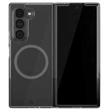 Чехол защитный VLP Crystal Case с поддержкой MagSafe для Samsung Galaxy Z Fold 6 (Прозрачный)