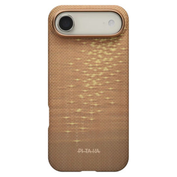Чехол Pitaka Ultra-Slim Case для iPhone Air, принт: золотой/звезды (Golden Glint)