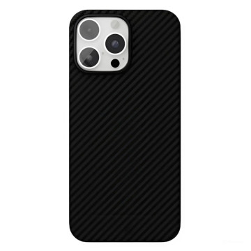 Чехол защитный VLP Kevlar Case с поддержкой MagSafe для iPhone 16 Pro Max (Черный)