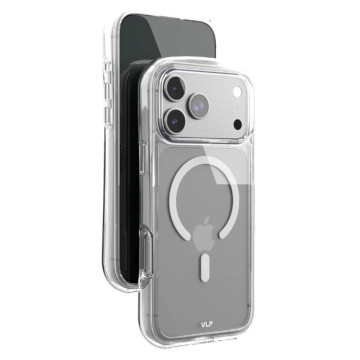 Чехол защитный VLP Bubble Case с поддержкой MagSafe для iPhone 17 Pro (Белый)