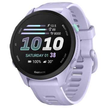 Умные часы Garmin FORERUNNER 70 43 мм, корпус: лавандовый, с лавандовым силиконовым ремешком (Сool Lavender)
