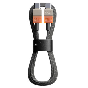 Кабель VLP Neo USB C - USB C, 100 Вт, 1.5 м (Янтарно-серый)