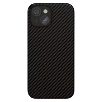 Чехол защитный VLP Kevlar Case с поддержкой MagSafe для iPhone 15 Plus (Черный)