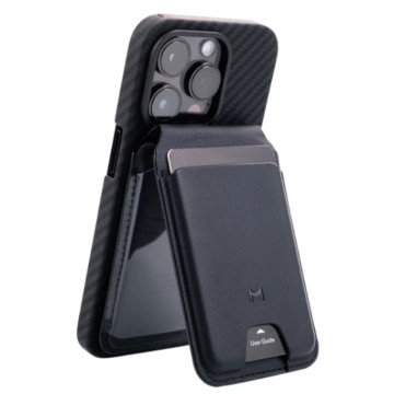 Картхолдер Magssory Geotag Magnetic Flip с MagSafe и Find My (Черный)