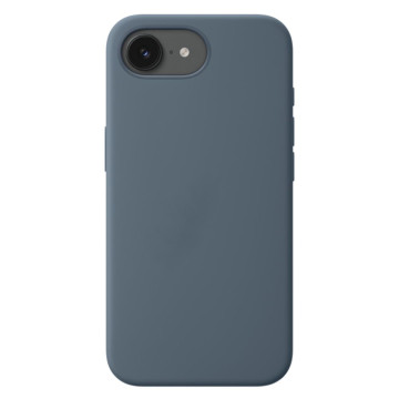 Чехол Тор силиконовый с поддержкой MagSafe для iPhone 16e/17e (Синий)