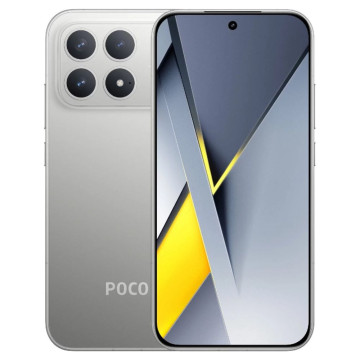 Телефон Poco F8 Pro 12/512 ГБ, цвет: серебристый титан (Titanium Silver)