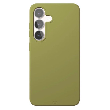 Чехол защитный VLP Aster Case с поддержкой MagSafe для Samsung Galaxy S25 (Зеленый)