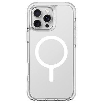 Чехол Uniq Combat Lume для iPhone 16 Pro с поддержкой MagSafe (Белый)