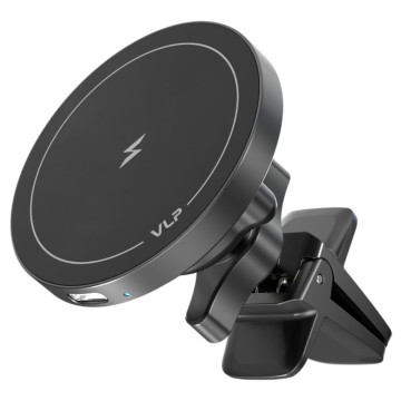 Автомобильный держатель VLP Lite Snap Charge с поддержкой MagSafe, Qi2 15 Вт (Черный)
