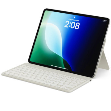Клавиатура беспроводная Satechi OntheGo Bluetooth Keyboard с подставкой (Песочная)