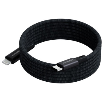Кабель магнитный Magssory Link USB-C - Lightning, 60 Вт, 1.2 м (Черный)