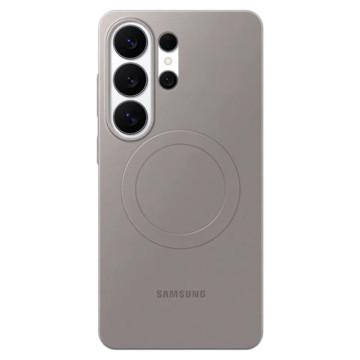 Чехол Samsung Slim Magnet Case с поддержкой MagSafe для Samsung Galaxy S26 Ultra (Серый)
