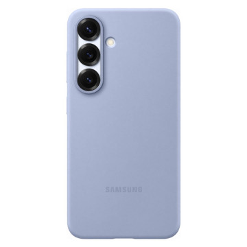 Чехол Samsung Silicone Case для Samsung Galaxy S25 (Голубой)