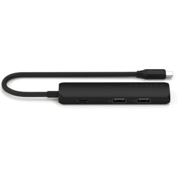 Переходник Satechi USB-C Slim Multiport 4-в-1 (Черный)