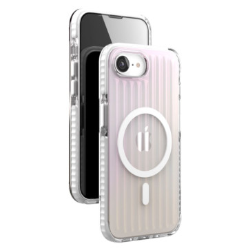 Чехол защитный VLP Pulse Case с поддержкой MagSafe для iPhone 16e/17e (Перламутровый)