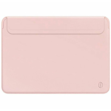Чехол-конверт Wiwu Skin Pro 2 для Macbook 13.3" экокожа (Розовый)
