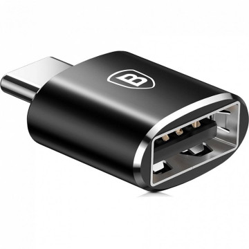 Переходник Baseus USB-C - USB-A (Черный)
