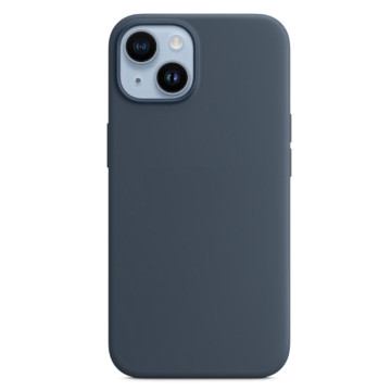 Чехол Тор силиконовый для iPhone 14 Plus (Синий)