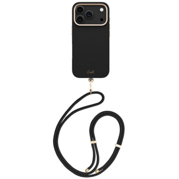Чехол Uniq Coehl Strap с поддержкой MagSafe для iPhone 17 Pro Max (Черный)