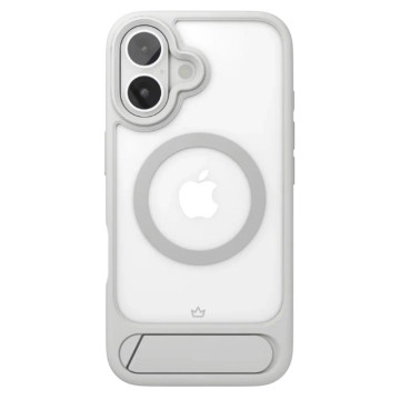 Чехол защитный VLP Reels Case с поддержкой MagSafe для iPhone 16 (Серый)