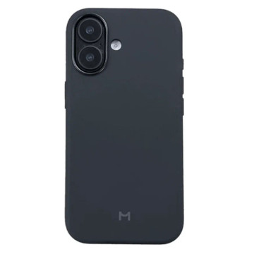 Чехол Magssory Silicone Case с поддержкой MagSafe для iPhone 17 (Черный)