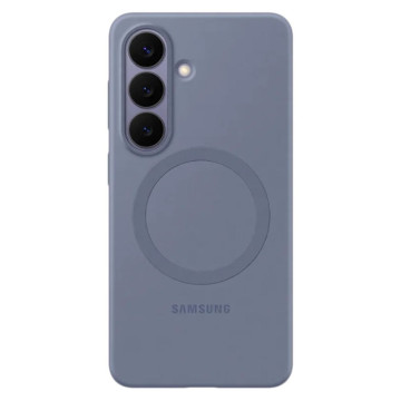 Чехол Samsung Silicone Magnet Case с поддержкой MagSafe для Samsung Galaxy S26 (Сине-фиолетовый)