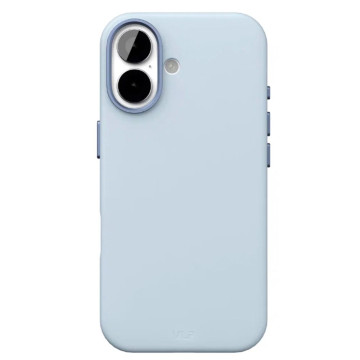 Чехол защитный VLP Aster Pro Case с поддержкой MagSafe для iPhone 17 (Голубой)