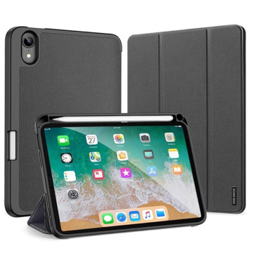 Чехол Dux ducis Domo Series для iPad mini (2021/2024) с отсеком для стилуса (Чёрный)
