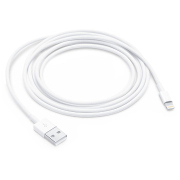 Кабель Apple USB-A - Lightning, 2.0 м (Белый)