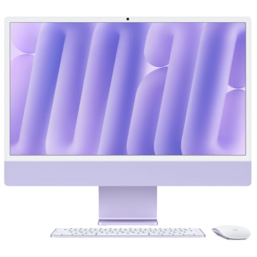 Моноблок Apple iMac 24" Retina 4.5K (M4 10C CPU, 10C GPU) 16 ГБ, 256 ГБ SSD Фиолетовый Z1ET000MF 2 года гарантии