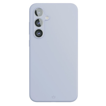 Чехол защитный VLP Aster Case с поддержкой MagSafe для Samsung Galaxy S24 FE (Серо-голубой)