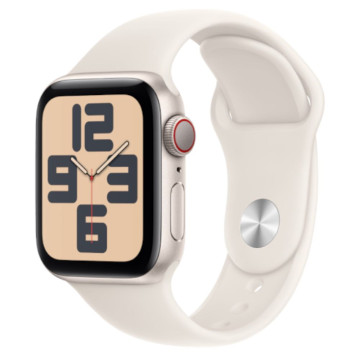 Ремешок спортивный для Apple Watch 38/40/41/42 мм силиконовый (Бежевый)