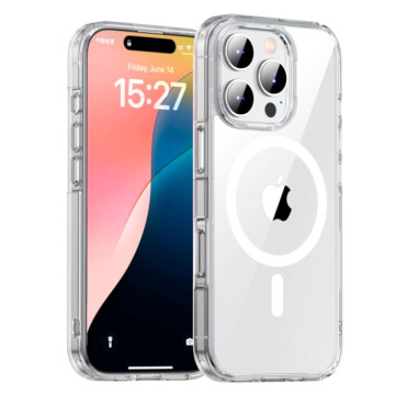 Чехол Gurdini Alba Series с поддержкой MagSafe для iPhone 16 Pro Max (Прозрачный)