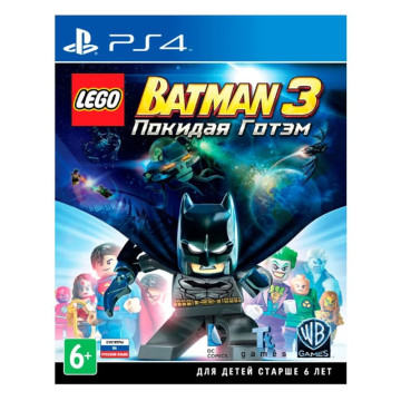 Игра LEGO Batman 3: Покидая Готэм для PlayStation 4 (PS4), русские субтитры